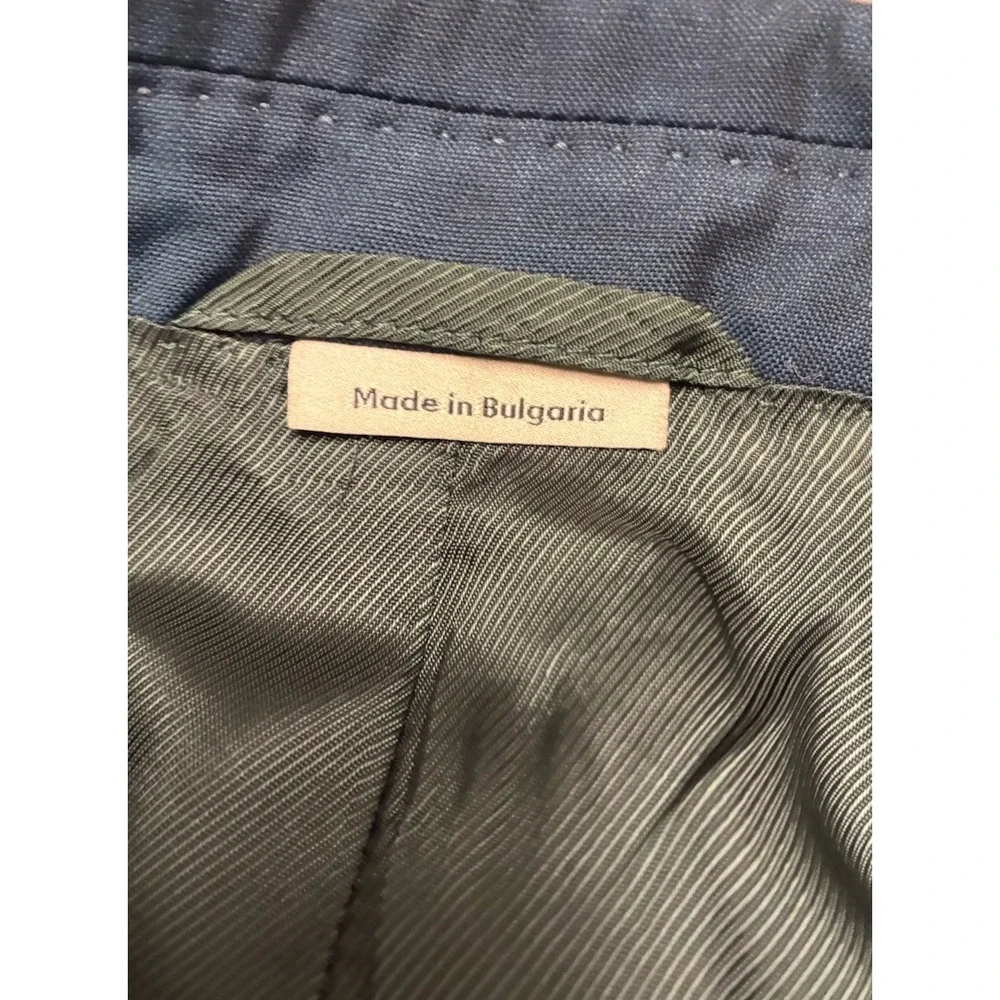 Gucci Uniform Suit Men's 44 Green Wool Mohair Double Breasted *altered, pants 46